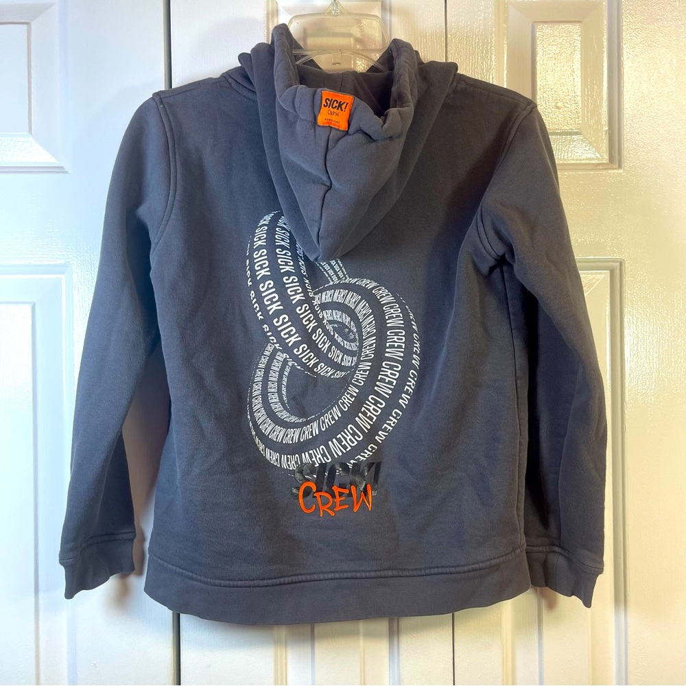 Sick Crew Gray Hoodie Fabio Wibmer Youth 140? P19